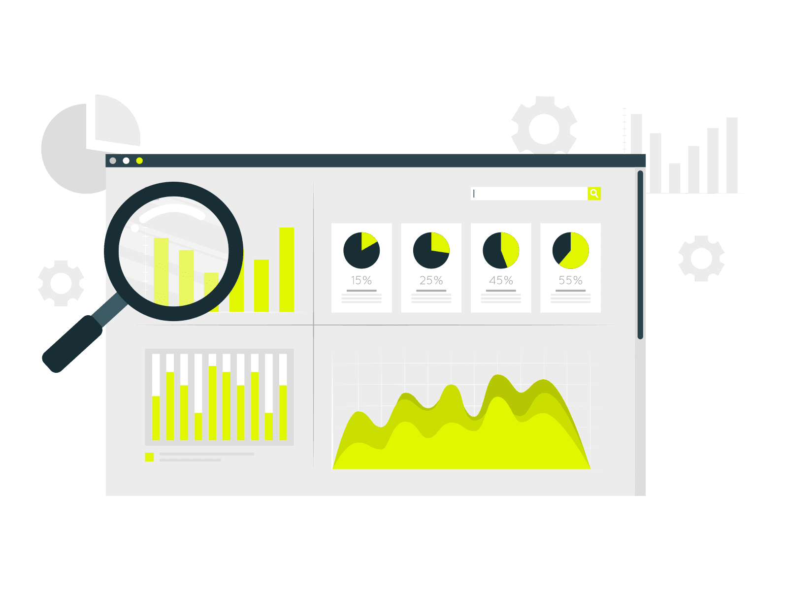 Representation of the Unitellas Edge Cloud Service Dashboard